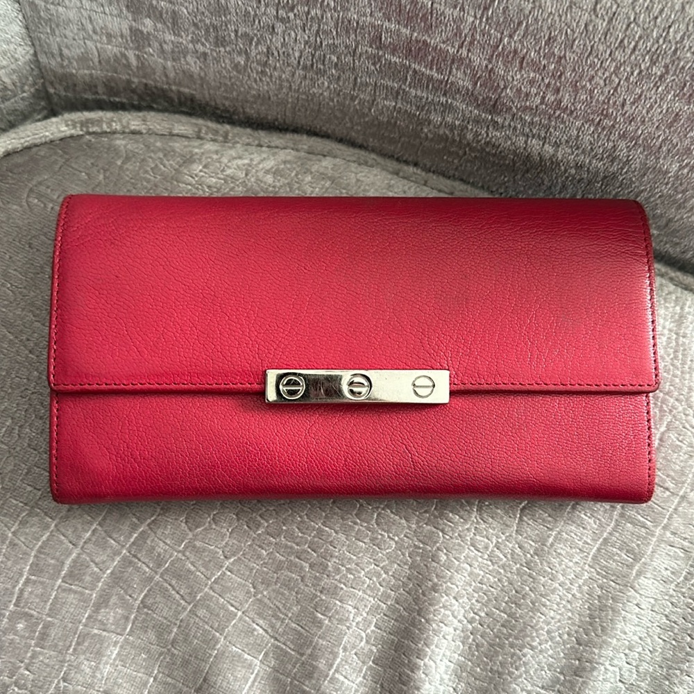 Auth cartier love wallet preowned